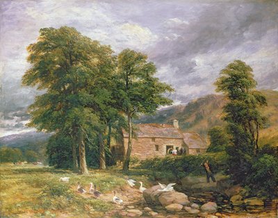 The Old Mill at Bettws-y-Coed by David Cox